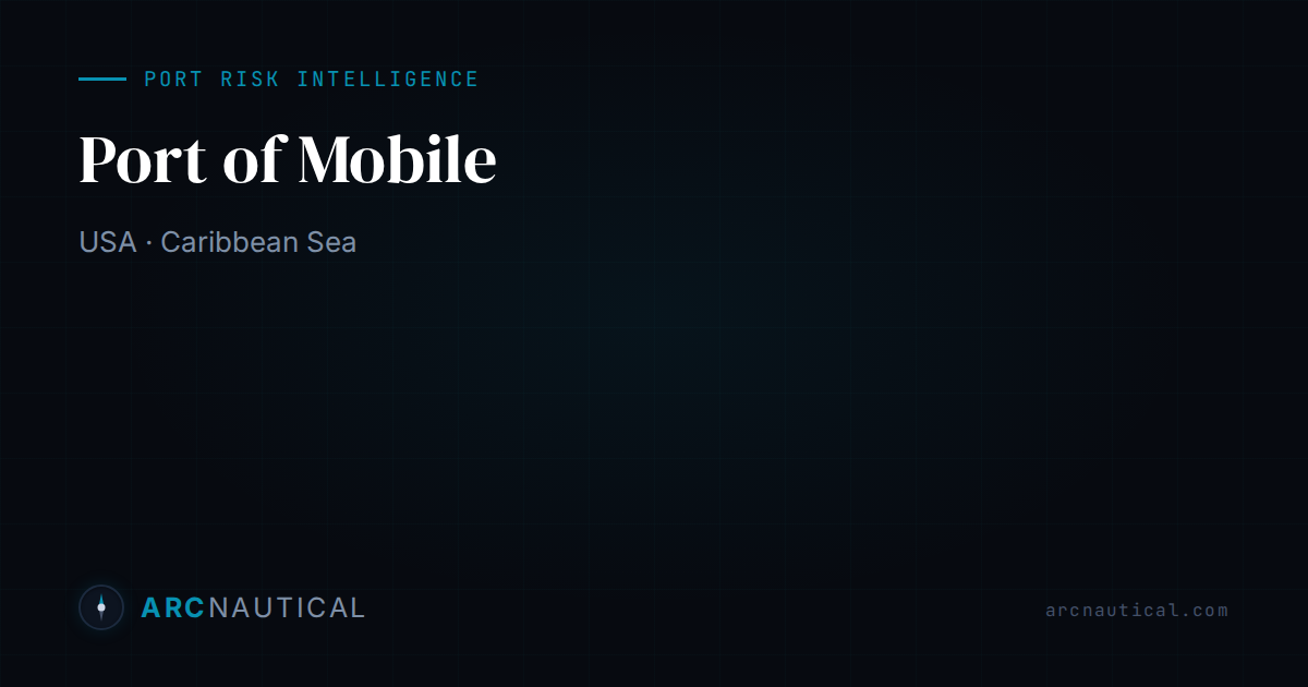 Port Risk Hd Mobile, USA — Port Risk Intelligence | ArcNautical